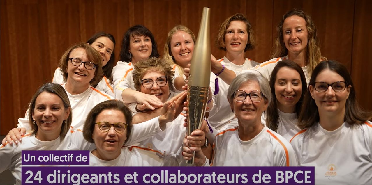 🏃‍♀️ 🏃‍♂️ Relais collectif de la Flamme Paralympique de Paris 2024 : nouveau temps fort pour les collaborateurs du Groupe BPCE ! 