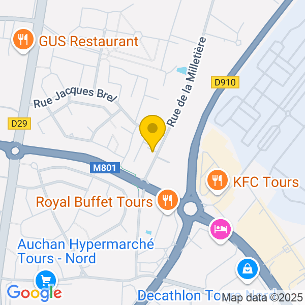 Rue de la Milletière, 37100, Tours