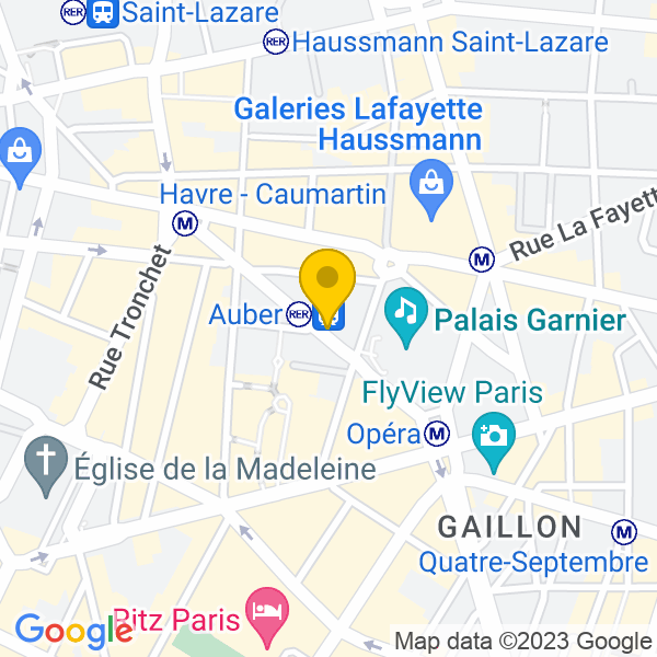 4, Rue Auber, Paris, 75009, Paris