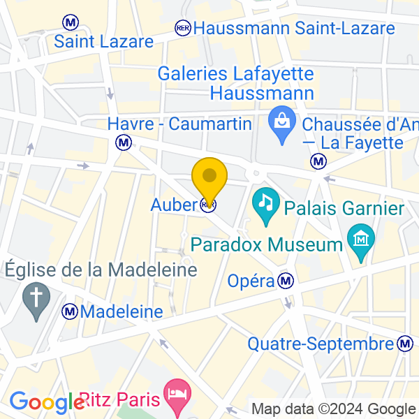 6, Rue Auber, 75009, Paris