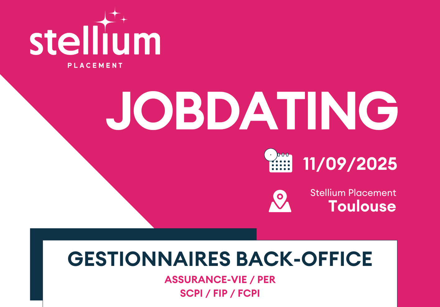 Stellium Placement organise un Jobdating 11/09/2025