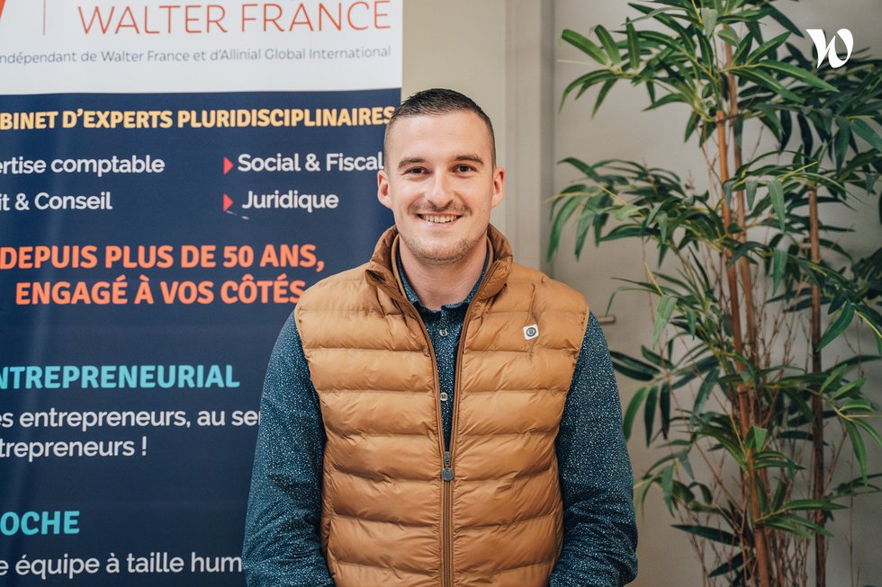 Rencontrez Clément, Assistant comptable confirmé - SAINTES - FIMECO Walter France