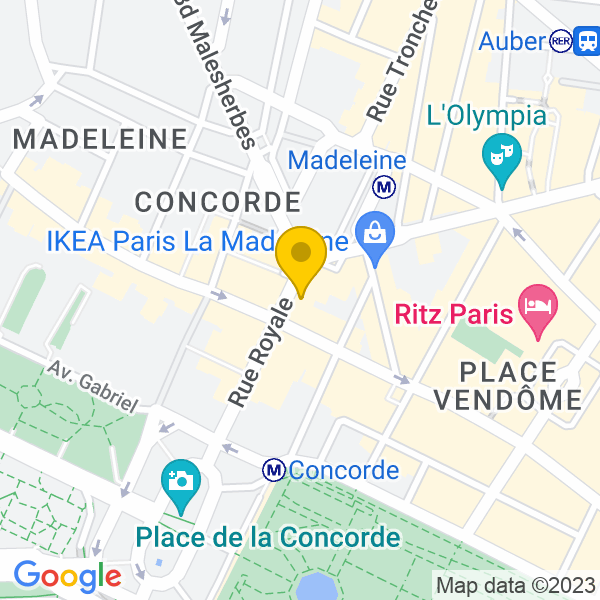 20, Rue Royale, Paris, 75008, Paris