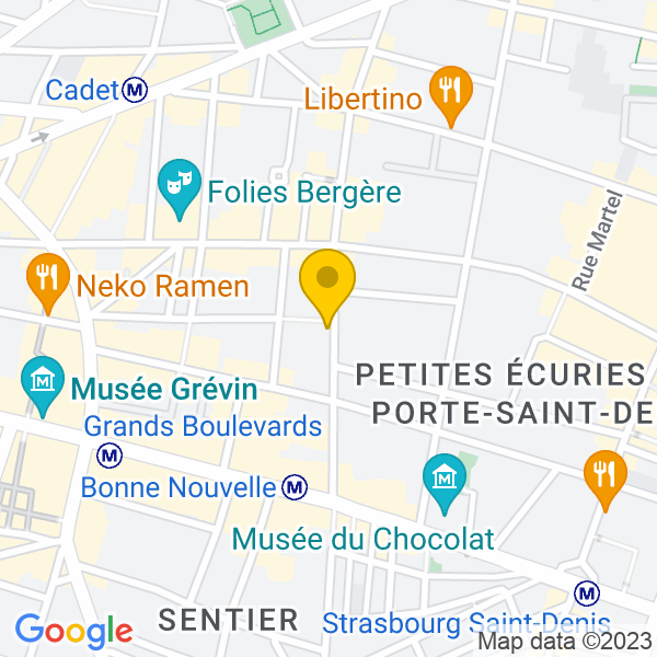 29, Rue du Faubourg Poissonnière, Paris, 75009, Paris