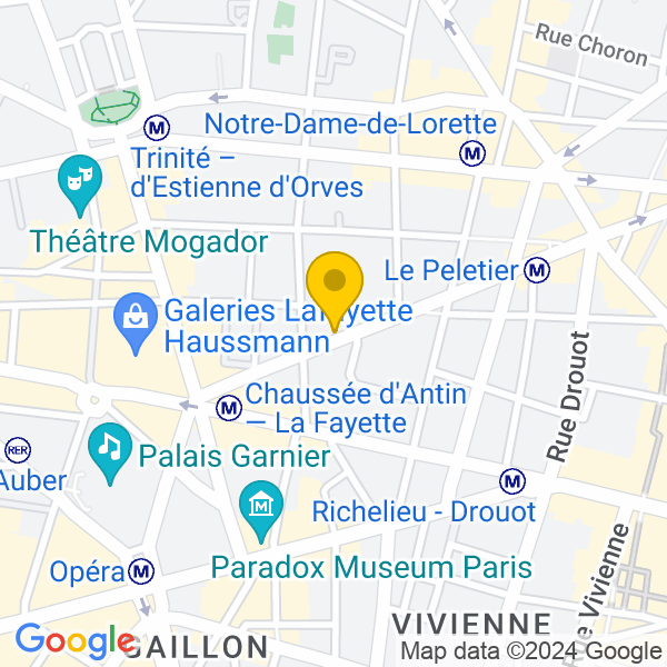 13, Rue La Fayette, 75009, Paris