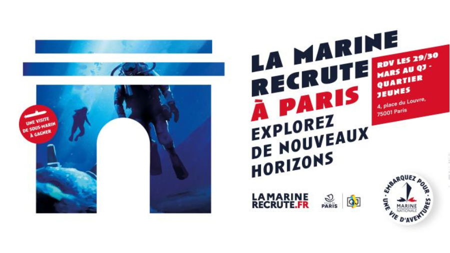 La Marine recrute à Paris