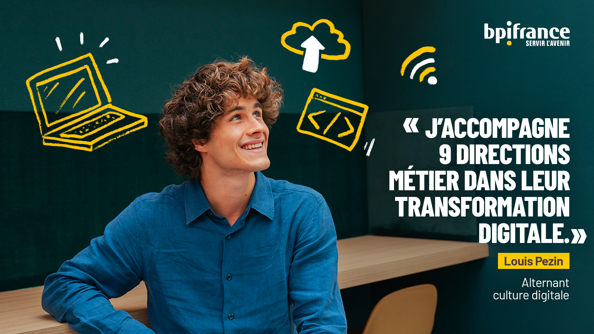 À la rencontre de Louis, alternant culture digitale 