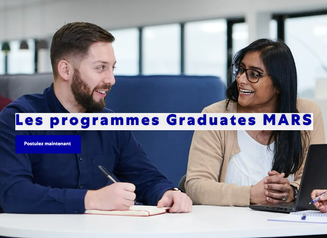 Les offres Graduate Program sont en ligne !