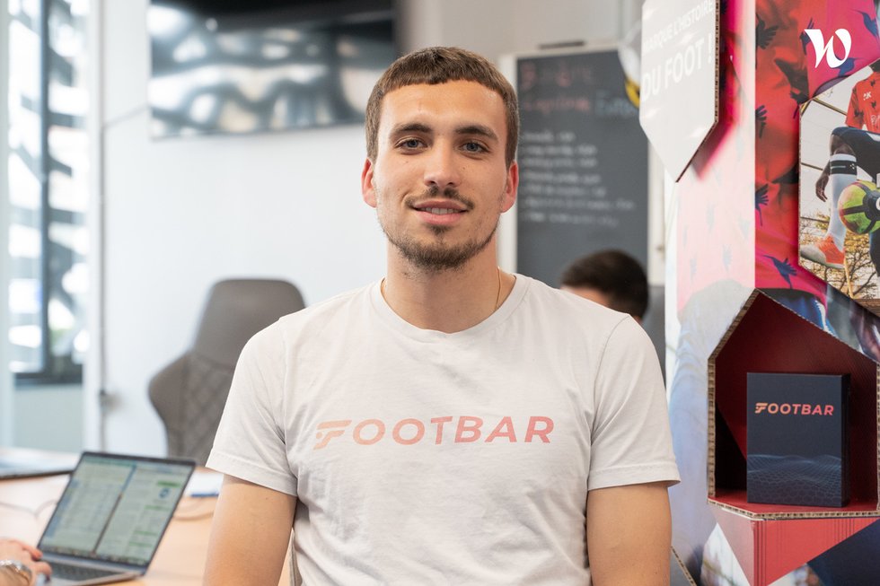 Rencontrez Antoine, Responsable relation club - Footbar