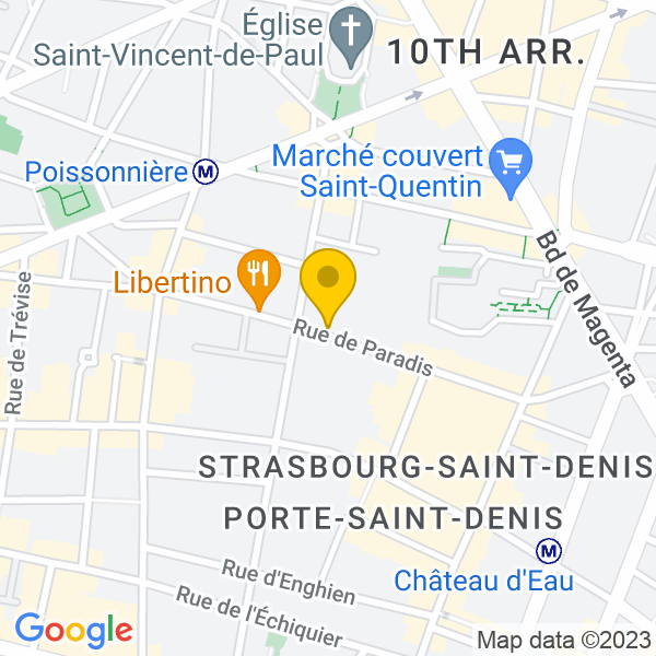 32, Rue de Paradis, Paris, 75010, Paris