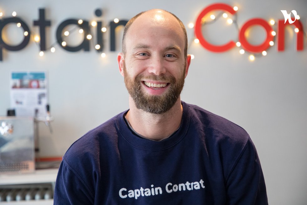 Rencontrez Maxime, Cofondateur  - Captain Contrat