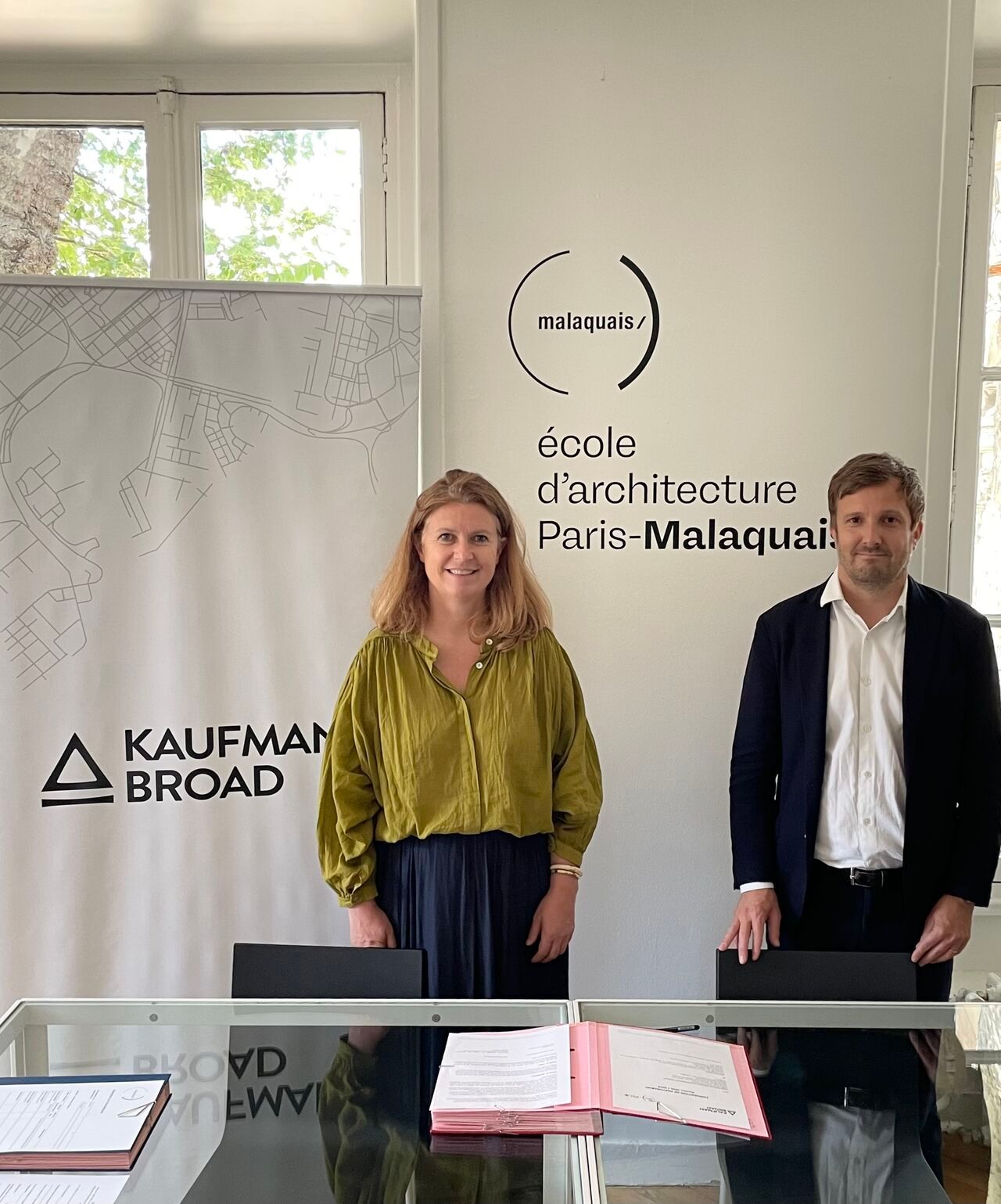 🎓 [RELATIONS ÉCOLES] – Kaufman &amp; Broad signe un partenariat avec l’École d'architecture Paris-Malaquais – PSL