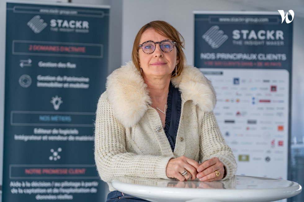 Rencontrez Corinne, DG - Stackr