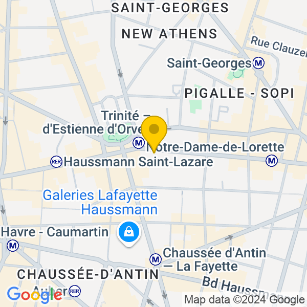 55, Rue de Châteaudun, 75009, Paris