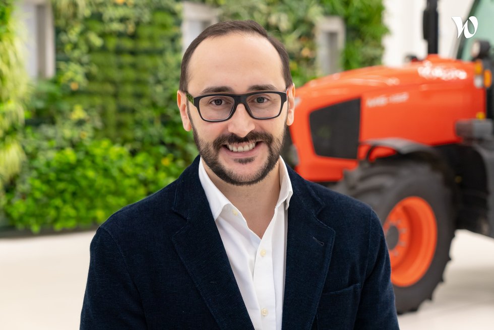 Rencontrez Edoardo, Maintenance Project Manager - Kubota Research & Development Europe