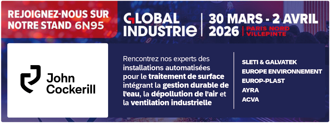 John Cockerill présent au Global Industrie 2026