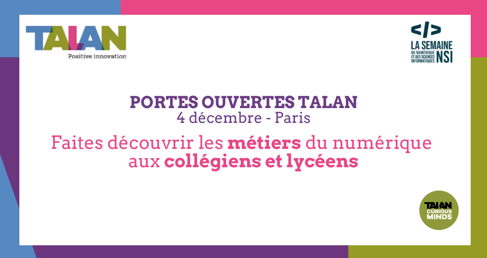 Semaine NSI : portes ouvertes Talan