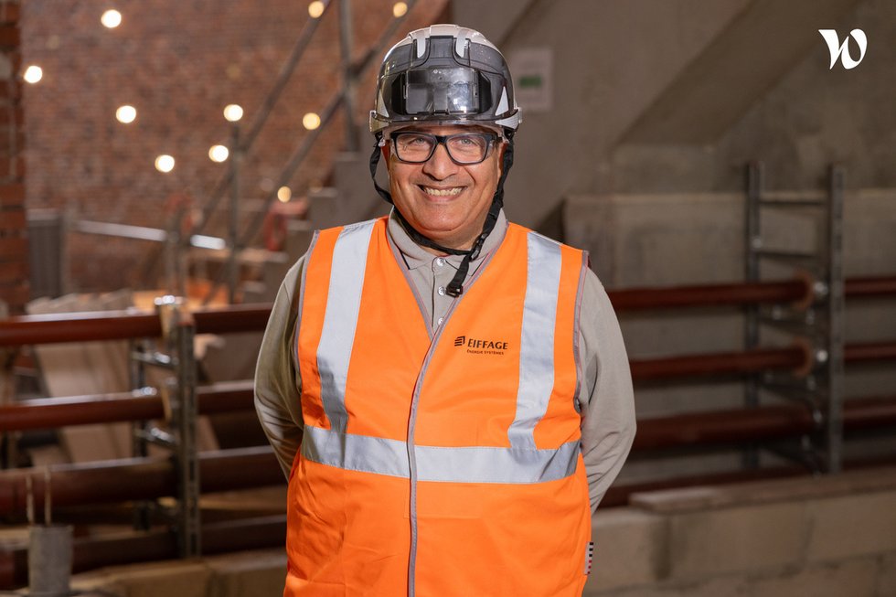 Rencontrez Farid, conducteur de travaux en CVC plomberie - Eiffage Énergie Systèmes