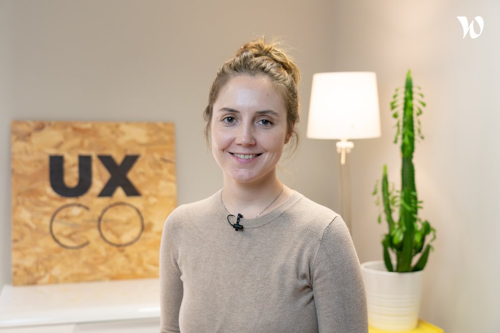 Rencontrez Justine, Sales Manager - UXCO Group - Ecla & UXCO Student