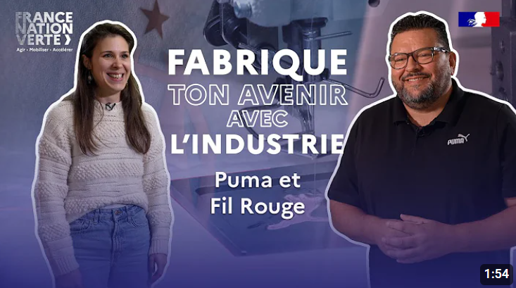 Fabrique ton avenir avec Puma et Fil Rouge | Semaine de l'industrie 2023 - PUMA