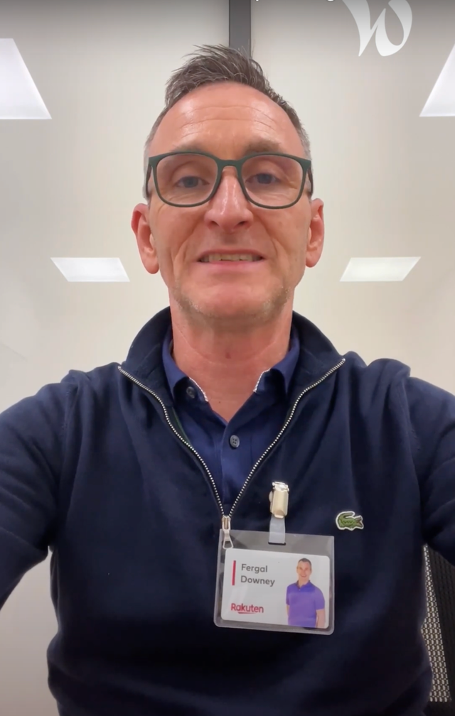 Meet Fergal Downey, Vice General Manager, Europe Technology Center Department & Regional Director, Blockchain Lab Department - Rakuten Tech in Europe