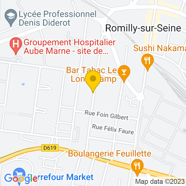 60, Avenue de la Liberté, Romilly-sur-Seine, 10100, Romilly-Sur-Seine