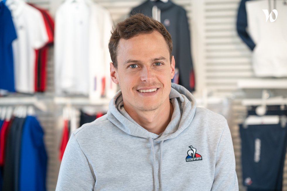 Rencontrez Hugo, Responsable commercial BtoC - Le Coq Sportif